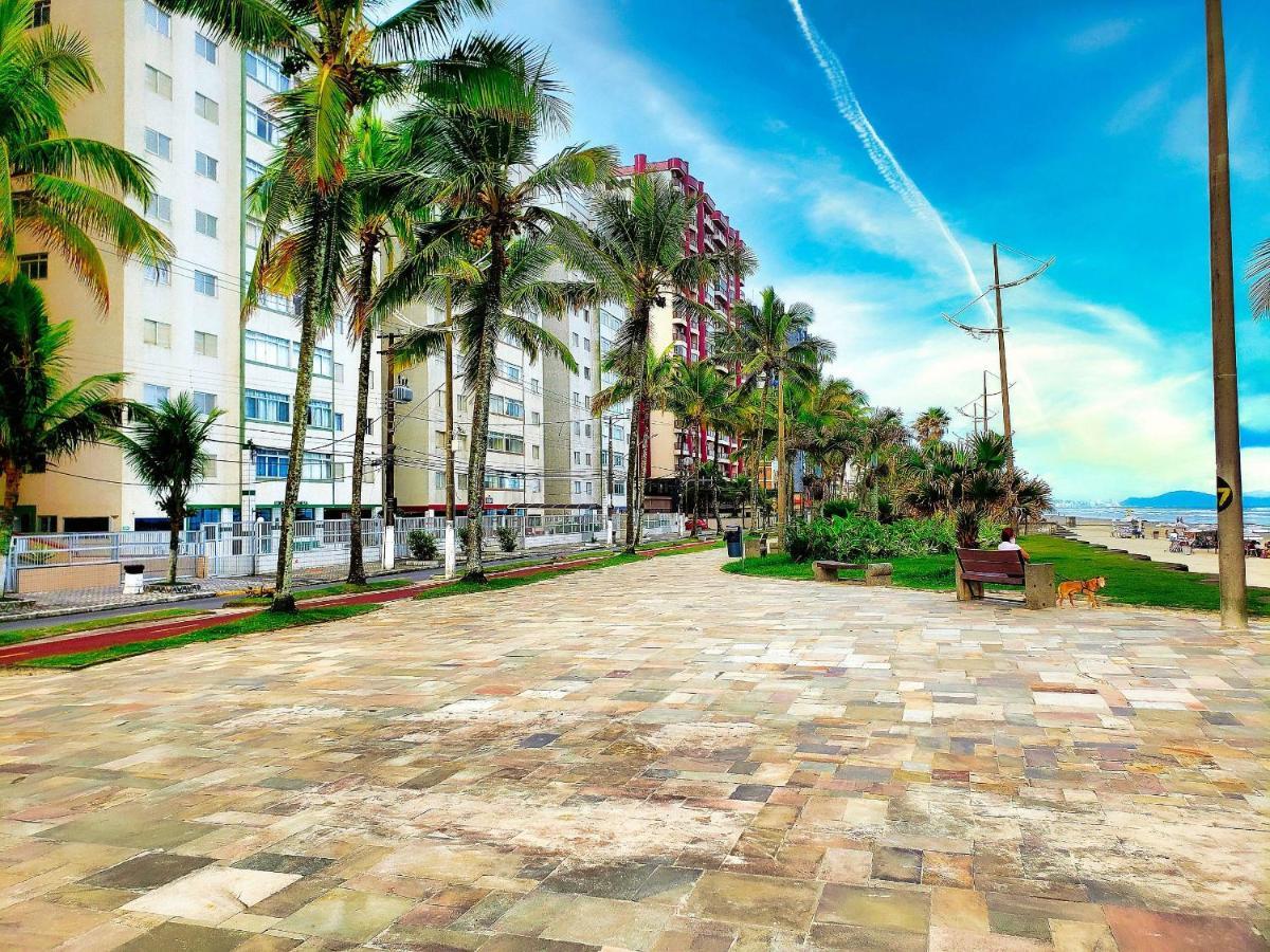Apartamento Na Vila Caicara Em Predio Frente Mar Com Excelente Localizacao Por Reserva Praia Praia Grande  Bagian luar foto